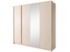 Kleiderschrank mit Spiegel Dego Beige