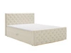 Boxspringbett mit Bettkasten 120x200 Montego Creme