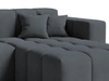 Ecksofa L-Form Rechts Moderne Ecksofa Loopo Dunkelgrau