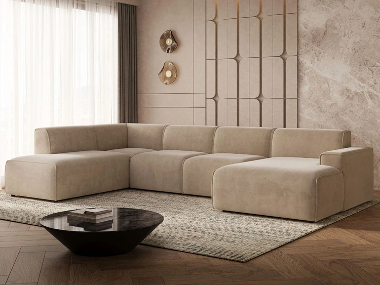 Wohnlandschaft Links Belluno Beige