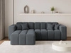 Ecksofa L-Form Links Moderne Ecksofa Loopo Dunkelgrau