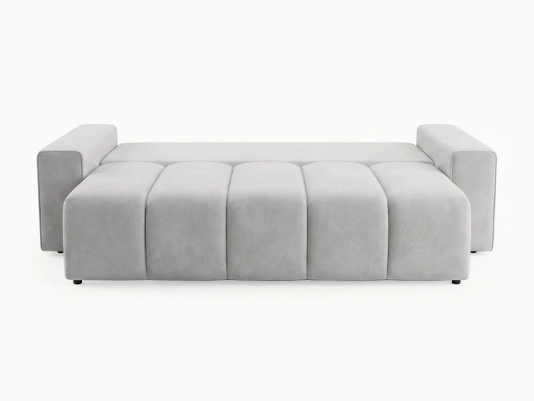 Schlafsofa mit Bettfunktion und Bettkasten Miro Grau