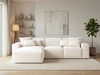 Ecksofa L-Form Links Moderne Ecksofa Leni Creme