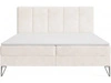 Boxspringbett mit Bettkasten 120x200 Vendi cremig