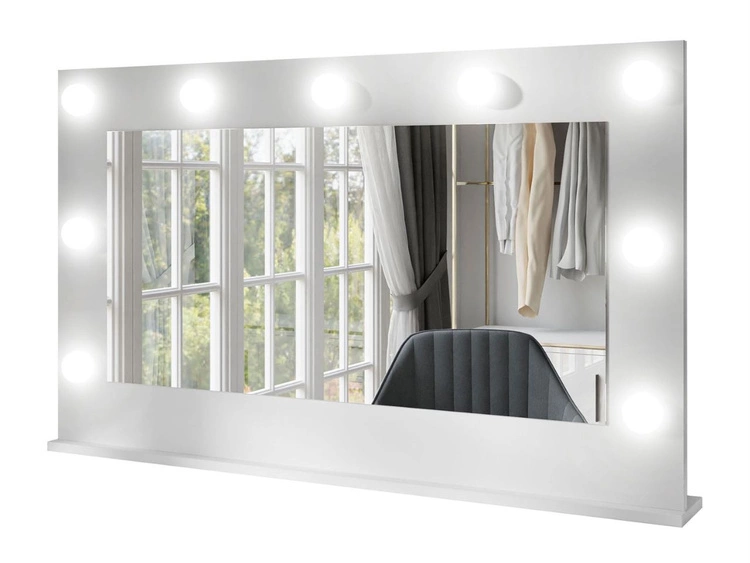 Spiegel mit LED-Beleuchtung für das Schlafzimmer Melo Weiß