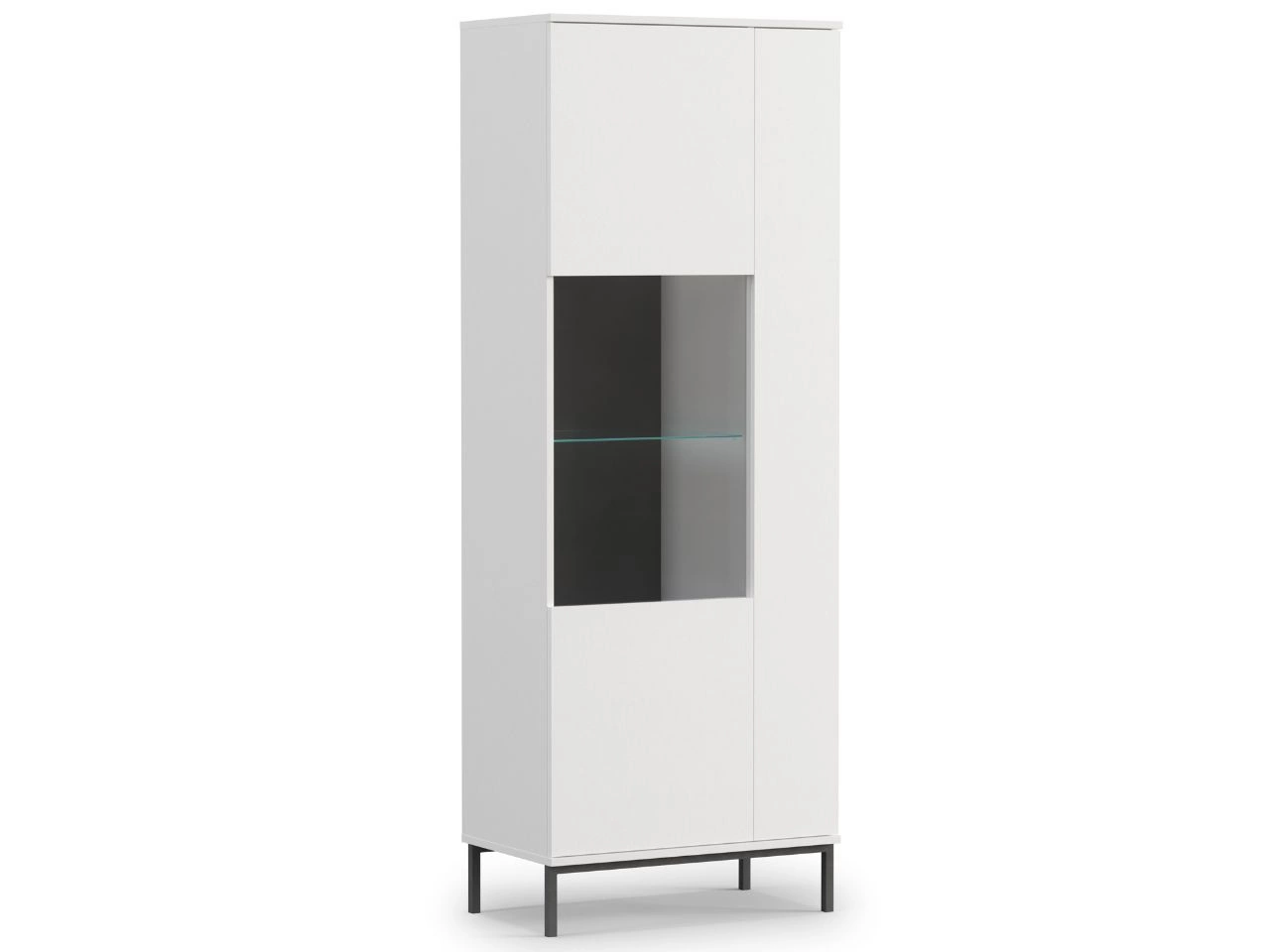 Vitrinenschrank Soroko Weiß