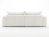 Ecksofa L-Form Rechts mit Schlaffunktion und Bettkasten Bonno Creme 