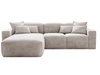 Ecksofa L-Form Links Moderne Ecksofa Leni Hellgrau