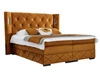 Boxspringbett mit Bettkasten 140x200 Neria Lux Gelb