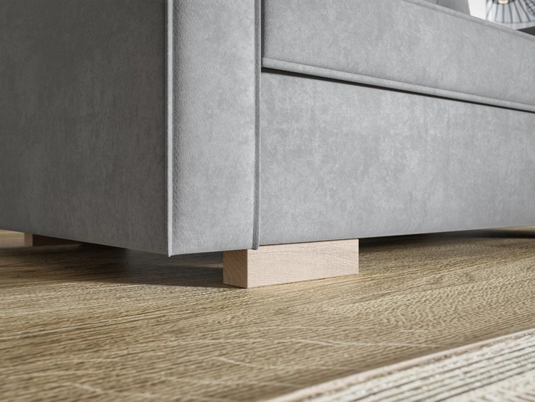 Schlafsofa mit Bettfunktion und Bettkasten Pori Beige