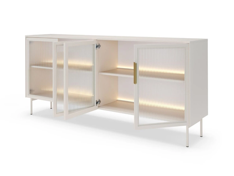 Kommode mit vier Türen Lumina Kaschmir