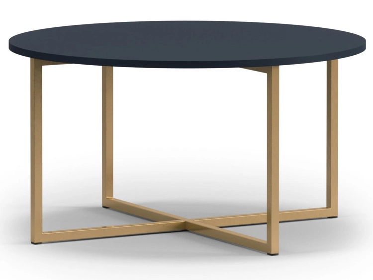 Runder Couchtisch Fallon Dunkelblau