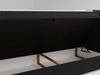Boxspringbett mit Bettkasten 120x200 Osteno Schwarz
