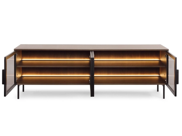 Wohnzimmer-Set Lumina Eiche Dunin