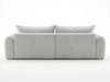 Ecksofa L-Form Links mit Schlaffunktion und Bettkasten Bonno Grau