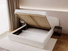 Polsterbett mit Bettkasten und Lattenrost 120x200 Palermo Creme