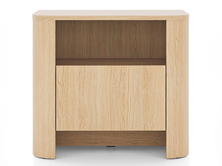 Nachttisch mit Schublade fürs Schlafzimmer Brillo Vicenza-Eiche