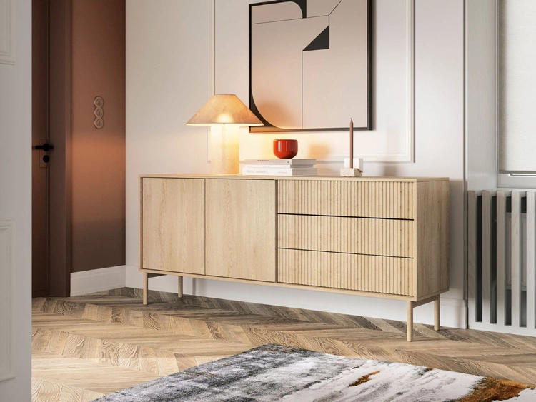 Wohnzimmer-Möbelset Gradimento Eiche Cremona