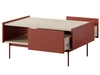 Couchtisch mit Stauraum Drevo Rot