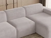 Ecksofa L-Form Rechts Lavia Grau