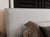 Polsterbett mit Bettkasten und Lattenrost 120x200 Monaco Hellgrau