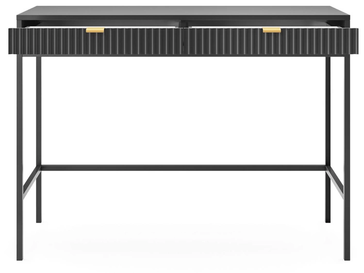 Schminktisch mit Schubladen Amber Schwarz