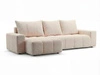 Ecksofa L-Form mit Schlaffunktion und Bettkasten Bresso Beige