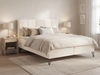 Boxspringbett mit Bettkasten 180x200 Vendi cremig