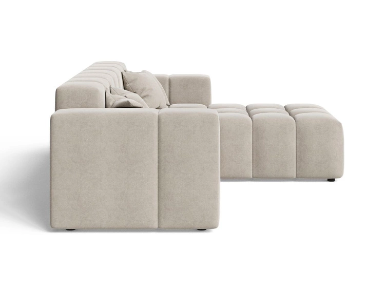 Ecksofa L-Form Rechts Moderne Ecksofa Loopo Beige