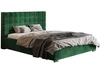 Polsterbett mit Bettkasten und Lattenrost 120x200 Terra Dunkelgrün