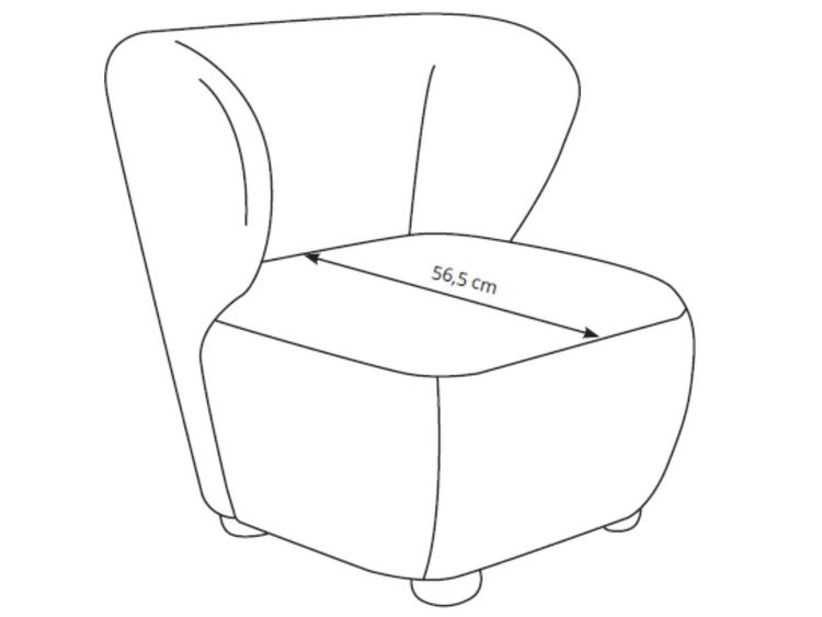 Wohnzimmersessel Silezio Orange