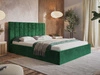 Polsterbett mit Bettkasten und Lattenrost 180x200 Sesto Grün 