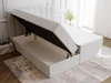 Boxspringbett mit Bettkasten 200x200 Mocca Grau