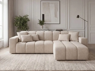 Ecksofa L-Form Rechts Nork Beige