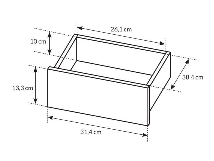 Schminktisch mit Spiegel Anes Antrazit