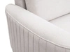 Ecksofa L-Form Links mit Schlaffunktion und Bettkasten Limon Creme