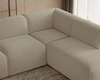Ecksofa L-Form Rechts Eluno Bouclé-Stoff Beige
