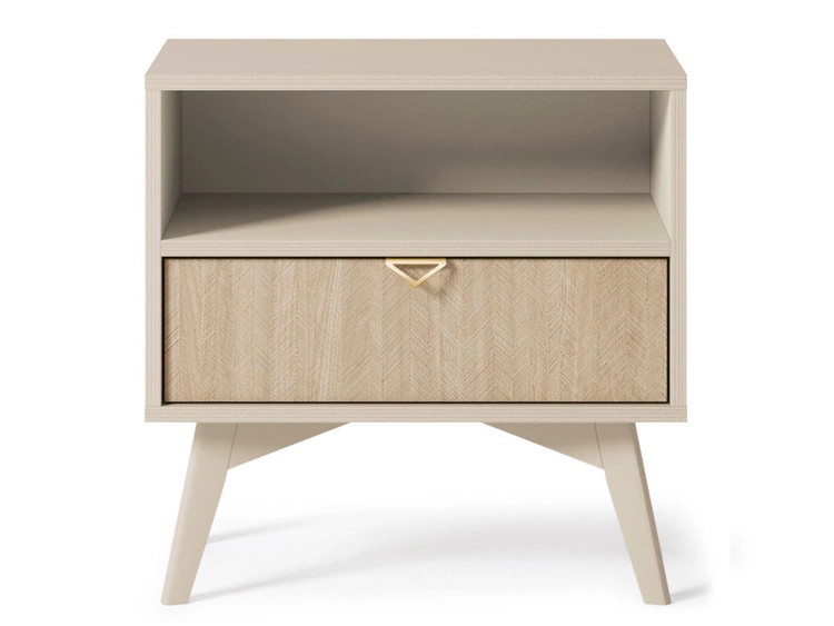 Nachttisch mit Schublade Modena Beige