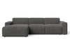 Ecksofa L-Form Links Lavia Dunkelgrau