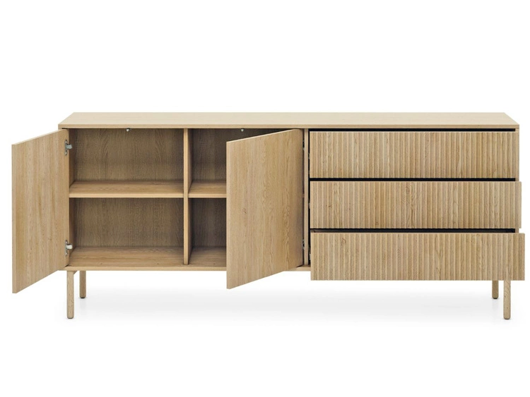 Kommode mit Türen und Schubladen 187 Gradimento Eiche Cremona