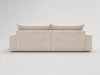 Ecksofa L-Form mit Schlaffunktion und Bettkasten Havi Rechts Hellbeige