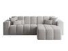 Ecksofa L-Form Rechts Nork Grau