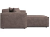 Ecksofa L-Form Links Arizona Braun