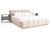 Polsterbett mit Bettkasten und Lattenrost 140x200 Doria Beige