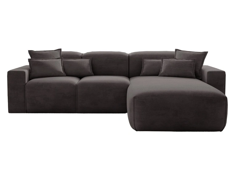 Ecksofa L-Form Rechts Moderne Ecksofa Leni Schwarz