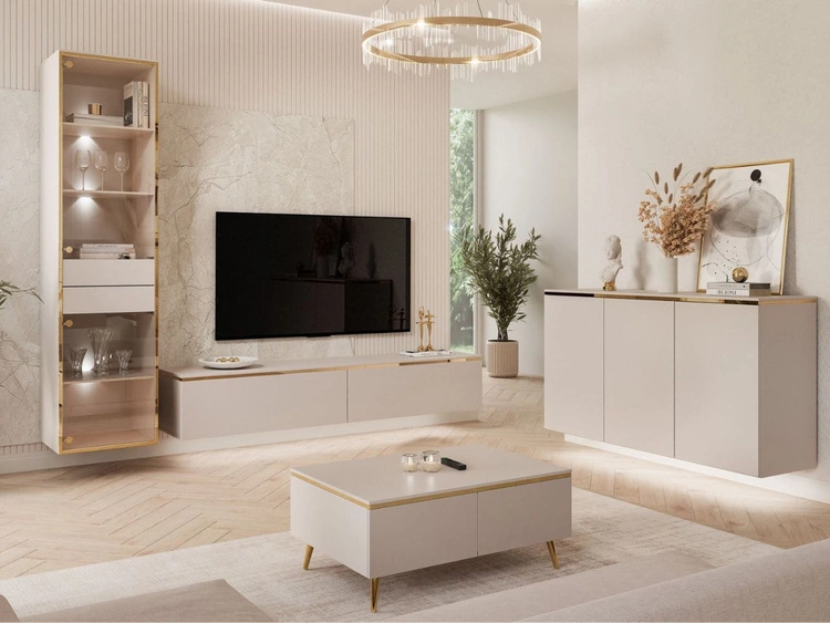 Wohnzimmer-Set im Glamour-Stil Evare Kaschmir