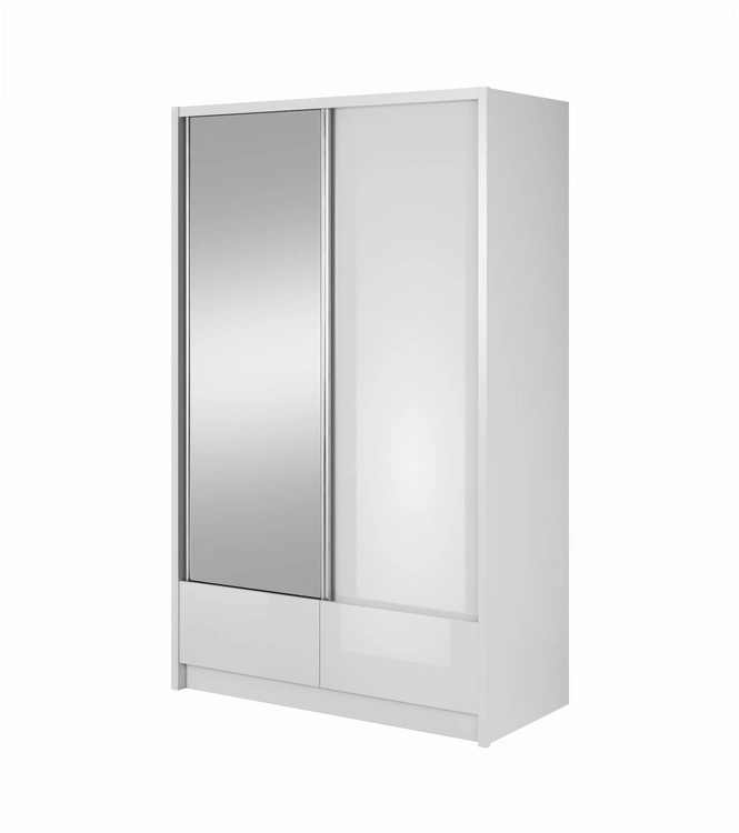 Elegante Schiebetürenschrank mit Spiegel Ariel I 130 cm