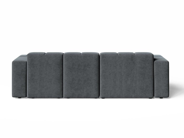 Ecksofa L-Form Links Moderne Ecksofa Loopo Dunkelgrau