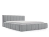 Polsterbett mit Bettkasten und Lattenrost 140x200 Orio Grau