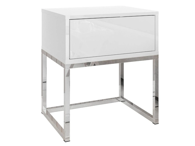 Glänzendes Weiß \ Push to open \ Silber